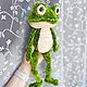 Лягушка ручной работы. Амигуруми куклы и игрушки. Софья. Ярмарка Мастеров.  Фото №4