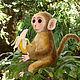 Order Cheat monkey is a soft moving teddy toy made of plush. Woolen Zoo. Livemaster. . Teddy Toys Фото №3