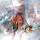 Картина "Девушка с букетом". Картины. Галерея искусства (galleryart). Интернет-магазин Ярмарка Мастеров.  Фото №2