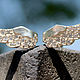 Ring 'Wings' made of 925 sterling silver with zircons DS0047. Rings. Sunny Silver. My Livemaster. Фото №4