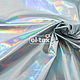 Raincoat fabric 'Holography-silver' OE0362, Fabric, Moscow,  Фото №1