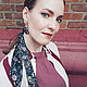 Две ленты твилли "Вышивка". Платки. Gnedaya_Store. Ярмарка Мастеров.  Фото №12