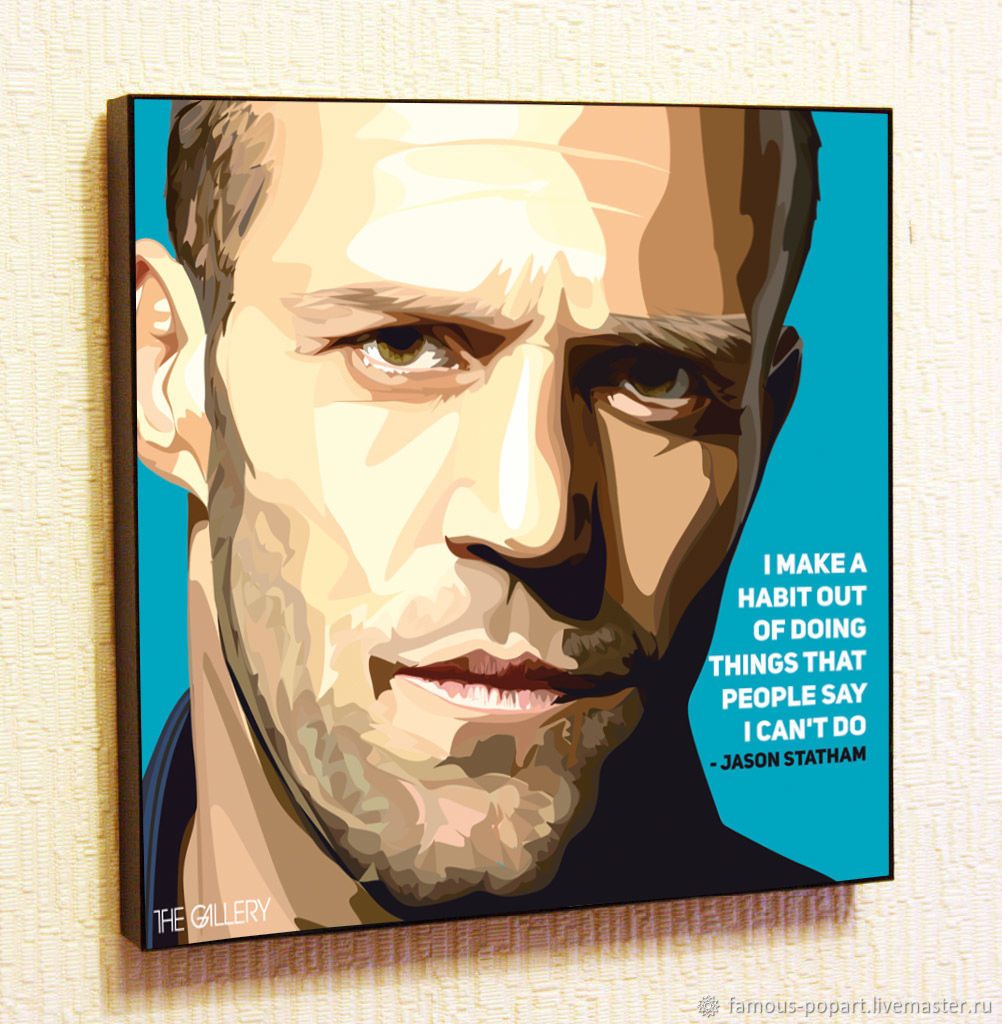 Picture Poster by Jason Statham in Pop Art style – купить на Ярмарке Мастеров – O2GZ4COM | Pictures, Moscow Picture Poster by Jason Statham in Pop Art style – купить на Ярмарке Мастеров – O2GZ4COM | Pictures, Moscow