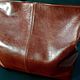 Women's leather whiskey-colored bag. Bag. Sacks. Bags and accessories. Alexandra (SSbagS). My Livemaster. Фото №6