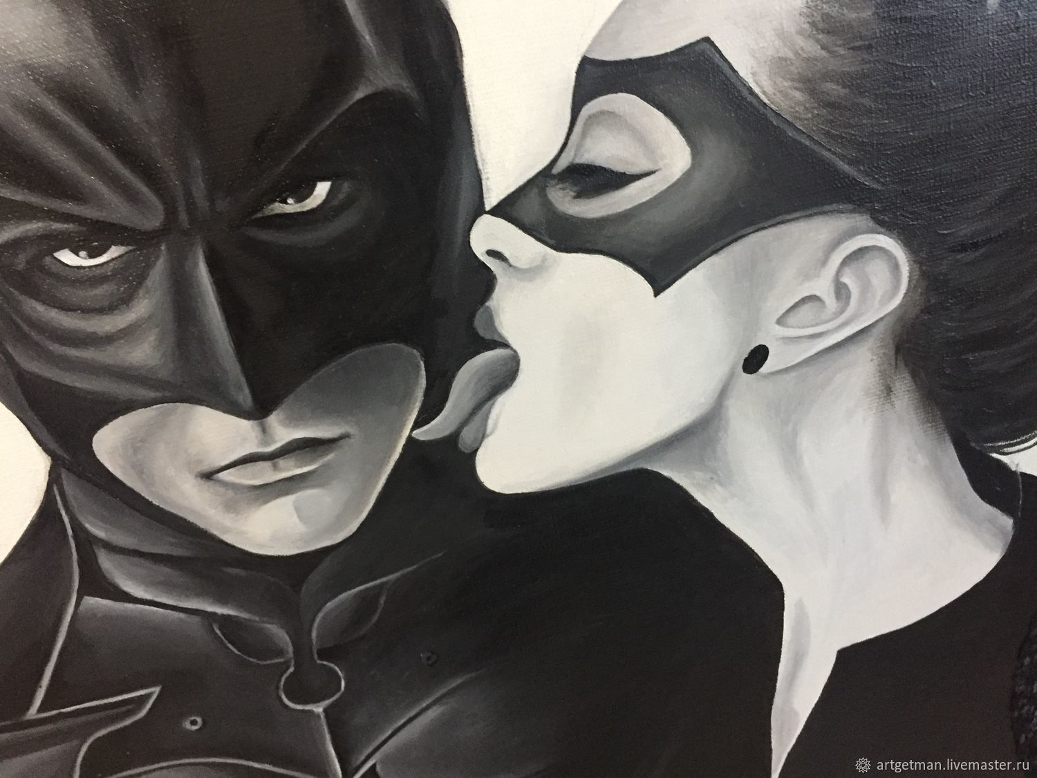 Batman и женщина кошка