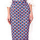 Order Pencil skirt made of eco-suede Ornament, skirt blue orange on the figure. mozaika-rus. Livemaster. . Skirts Фото №3