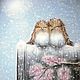 Заказать Вместе теплее. Лилия Штульберг. Ярмарка Мастеров. . Картины Фото №3