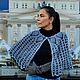 Вязаная шаль-накидка (пелерина) ручной работы «Ренессанс», Пелерины, Москва,  Фото №1