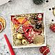Подарочный набор "Новогодние цветы". Подарочные боксы. GIFT-CENTER ПОДАРКИ. Ярмарка Мастеров.  Фото №4