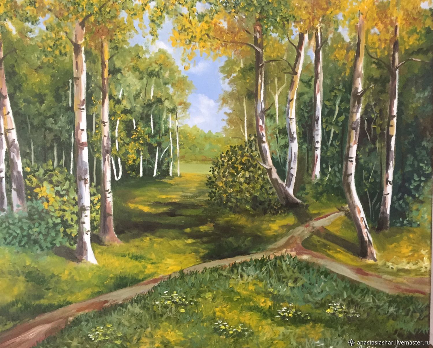 Русский лес рисунок