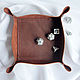 Арена для кубиков днд Dice tray из натуральной кожи коричневая. Настольные игры. Magic Key. Ярмарка Мастеров.  Фото №4