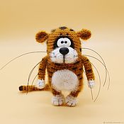 Куклы и игрушки handmade. Livemaster - original item tiger. Handmade.
