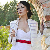 Одежда handmade. Livemaster - original item Leather Jacket Bridal Wedding Jacket. Handmade.