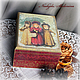 Шкатулка Подружки. Шкатулки. Bel boutique. Интернет-магазин Ярмарка Мастеров.  Фото №2