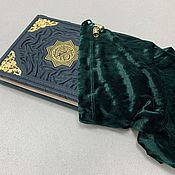 Сувениры и подарки handmade. Livemaster - original item Koran in Kazakh (gift leather book in a bag). Handmade.