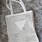 Сумки и аксессуары handmade. Livemaster - original item Bag of raffia. Handmade.