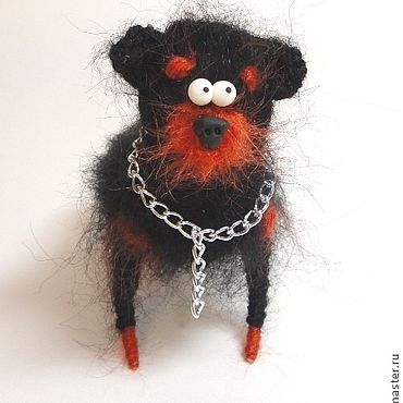 Куклы и игрушки ручной работы. Ярмарка Мастеров - ручная работа Ротвейлер. Handmade.