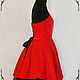 Order Women's dress 'Bright red' Art.117. ModSister. Livemaster. . Dresses Фото №3