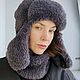 Заказать Шапка Ушанка Макси экомех. SHEVTSOVA design | Одежда Говорит. Ярмарка Мастеров. . Шапка-ушанка Фото №3