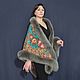 Pavlovoposadsky handkerchief 'Ladoga' with arctic fox. Shawls. National Brand. My Livemaster. Фото №6
