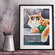 Order The picture with the cat. Mod. Ready for St. Patrick's day. lystik (lystik). Livemaster. . Pictures Фото №3