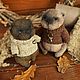 Тедди Выдра. Тедди Зверята. Mishka&Enotishka. Ярмарка Мастеров.  Фото №5