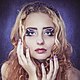 Ободок "Черничная сказка". Ободки. IRINA KOVTUN (ikovtun). Интернет-магазин Ярмарка Мастеров.  Фото №2