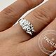 Золотое кольцо с бриллиантами. Кольцо помолвочное. FROLOF JEWELRY. Ярмарка Мастеров.  Фото №6