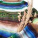 Вязаный полосатый свитер с высоким воротом, женский исландский свитер. Джемперы. Tamerwool. Интернет-магазин Ярмарка Мастеров.  Фото №2