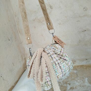 Сумки ручной работы. Ярмарка Мастеров - ручная работа Сумка кисет из твида. Handmade.