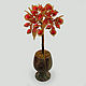 A coral tree in an onyx vase 'Oriental fairy tale'. Trees. irina-taranenko. Online shopping on My Livemaster.  Фото №2
