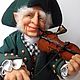 Order Gnome Fiddler. doll with a soul. Livemaster. . Dolls Фото №3