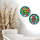 'Hamsa and My beloved house' set of 2 plates on the wall. Decorative plates. Art by Tanya Shest. My Livemaster. Фото №6