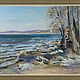 Oil painting . April on the Volga. Pictures. SVETINLOOK (svetinlook). Online shopping on My Livemaster.  Фото №2