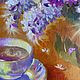  Oil painting ' With terry lilac'. Pictures. Fine Art for Joy. My Livemaster. Фото №5