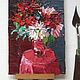 Order Still life, mini painting with flowers. StudioMoments. Livemaster. . Pictures Фото №3