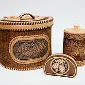 Сувениры и подарки handmade. Livemaster - original item Set of birch bark 