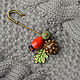 Brooch-pin: From the forest lampwork boho nature. Brooches. fiery-tale lampwork (fiery-tale). My Livemaster. Фото №5