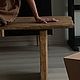 Заказать Скамья интерьерная состаренное дерево. дизайнер IULIA VOROBEY (vorobey.loft). Ярмарка Мастеров. . Табуреты Фото №3