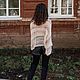 Сетка вязаная «розовое облако», оверсайз. Кофты-сетки. Вязаный мир Елена Шахторина. Ярмарка Мастеров.  Фото №4
