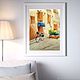 Painting the city of Florence. Painting of Italy street landscape. Pictures. Olga Ermakova art. My Livemaster. Фото №4