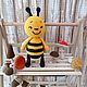 Мягкая игрушка Пчёлка/игрушки крючком/амигуруми, Амигуруми куклы и игрушки, Краснодар,  Фото №1