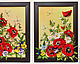 Embroidered diptych picture Poppies. Pictures. jema_flowers (Svetik7tsvetik). Online shopping on My Livemaster.  Фото №2