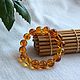 Bracelet from Baltic amber, color is tea. Bead bracelet. Mark Amberstein, sale amber products. My Livemaster. Фото №6