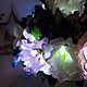 Bouquet lamp 'Winter waltz'. Table lamps. Elena Krasilnikova. My Livemaster. Фото №6