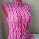 Knitted vest 'Wonderful' handmade. Vests. hand knitting from Galina Akhmedova. My Livemaster. Фото №4