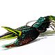 Рак Стефан Грек с сусальным золотом/серебром. Скульптуры. Мастерская Animals in Glass. Ярмарка Мастеров.  Фото №5