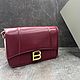 Заказать Винтаж: Сумка Balenciaga c двумя ремнями бордового цвета натуральная кожа. Виктория (aifebelle). Ярмарка Мастеров. . Сумки винтажные Фото №3