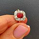 17. Кольцо со шпинелью Джедай 0.85 ct. Золото Бриллианты. Кольца. Елена. Ярмарка Мастеров.  Фото №5