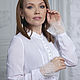 Белая блузка женская ROYAL LACE ПОСЛЕДНЯЯ, Блузки, Москва,  Фото №1